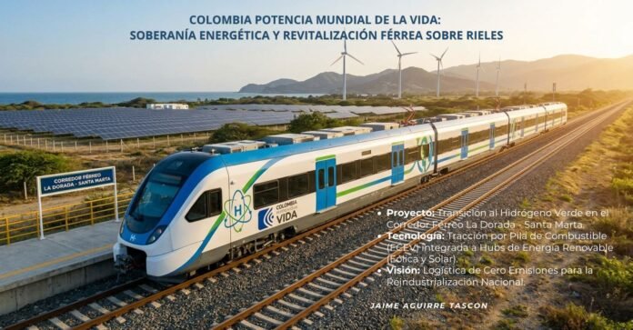 Colombia Potencia Mundial de la Vida Soberanía Energética y Revitalización Férrea sobre Rieles. Jaime Aguirre Tascon