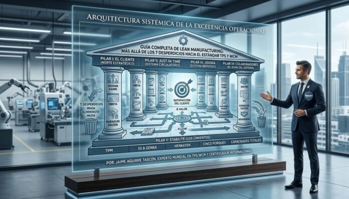 Guía Completa de Lean Manufacturing Más allá de los 7 desperdicios hacia el estándar TPS y WCM. Jaime Aguirre Tacon