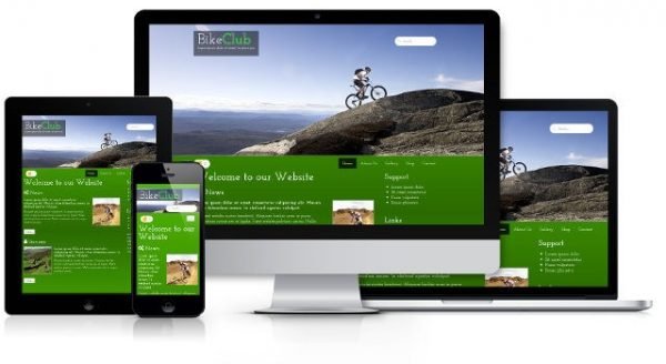 Diseño web deportes bicicleta